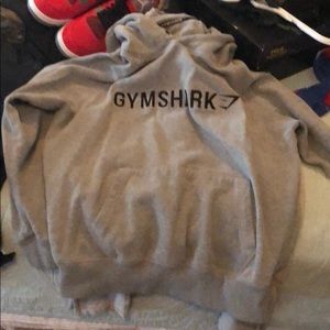 Grey gymshark athletic sweatshirt